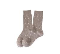 TONINMM Calze Termiche Donna Calzini da Donna A Mezza Gamba, 7 Paia, Set in Maglia A Pois, Perfetti per Pantofole, Mocassini E Outfit Invernali di Tutti I Giorni