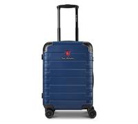 Tonino Lamborghini Milano 4 ruote Trolley cabina S 54 cm espandibile blu