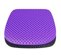 TONINT cuscino gel per sedia (Viola, 43x36x3 cm)
