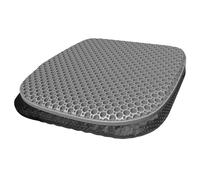 TONINT Cuscino in gel, Cuscini per sedia in gel, Cuscino antidecubito-Cuscino Elastico per Il Sostegno del Sedile,Fresco e Traspirante, per alleviare l'affaticamento dell'anca (Nero, 43×36×3cm)