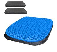 TONINT Cuscino in gel, Cuscini per sedia in gel, Cuscino antidecubito-Cuscino Elastico per Il Sostegno del Sedile,Fresco e Traspirante, per alleviare l'affaticamento dell'anca (Blu, 43×36×3cm-UK)
