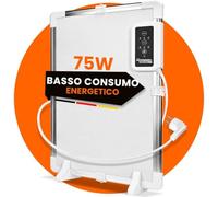 Tonis SCHIMMELSCHOCK Riscaldamento antimuffa per il controllo della muffa | asciuga pareti fredde e umide e risolve la causa della muffa senza prodotti chimici | Termostato, timer e protezione contro