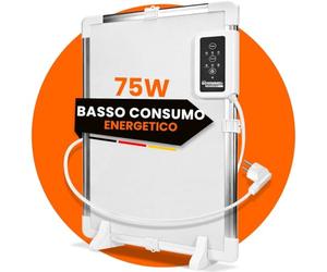 Tonis SCHIMMELSCHOCK Riscaldamento antimuffa per il controllo della muffa | asciuga pareti fredde e umide e risolve la causa della muffa senza prodotti chimici | Termostato, timer e protezione contro