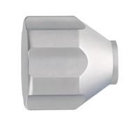 ToniTec EasyTurn Pomello per porta in argento, per cilindri profilati ABUS serie A93 EC550 EC660 e TEC440
