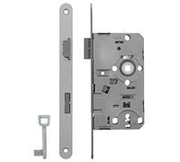 ToniTec, serratura con maniglia per porta Delrin trappola + bullone per porte DIN