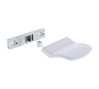 ToniTec Set di chiusure per porta balcone con chiusura A1361 e maniglia per porta balcone ToniTec in bianco