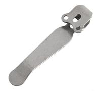 TONIXY 1 clip posteriore in lega per Benchmade per Emerson per coltelli Protech 6Al-4V Clip da tasca profonda per trasporto a mano Finitura a mano Lunghezza 5,3 cm (modello damascato)