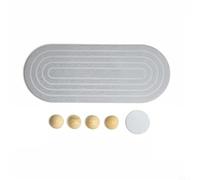 TONIXY 1 vassoio assorbente per terra di diatomee, 30 x 10 cm, grigio, ad asciugatura rapida, per lavello, bancone bagno, organizer da cucina portasapone