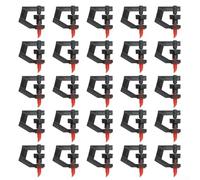 TONIXY 25Pcs G Tipo Rotante Irrigatore Teste 360 Gradi Atomizzatore Ugello ABS Plastica Spray Testa Irrigazione Uniforme Per Giardino Alberi Da Frutta Fiori Arbusti Irrigazione 27X37.7mm