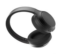 TONIXY 54 Cuffie da gioco con riduzione del rumore, cuffie wireless pieghevoli con microfono per e-sport, durata della batteria 20H, modalità AUX 35 mm, nero