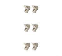 TONIXY 6pcs ABS Sun Visor Holder Monti OEM 735411088 Per Fiat Per Grande Per Punto Sostituzione Interni Auto