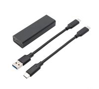 TONIXY Adattatore da USB 3.2 a 5GbE per connessione di rete LAN cablata Realtek RTL8157, guscio in alluminio, design con cavo diviso con USB-C a USB-C