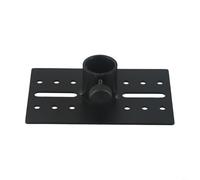 TONIXY Adattatore girevole in metallo da 35 mm per DJ PA Speaker Stand Treppiede Pole Top Cap, design ad angolo regolabile per eventi di spettacolo teatrale, acciaio nero