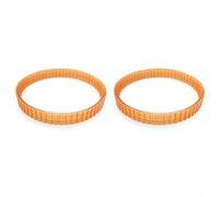 TONIXY Cinghia di trasmissione per pialla elettrica 225007-7 per pialla 1900B BKP180 KP0800 N1923BD KP0810 Parte di ricambio arancione PU materiale (2 pezzi)