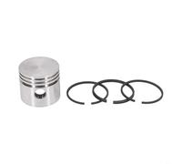 TONIXY Compressore d'aria per pistone e kit ad anello per cilindri da 42/47/48/51/65 mm, accessori per pompe in metallo con anelli di tenuta per attività di riparazione e manutenzione argento (42 per