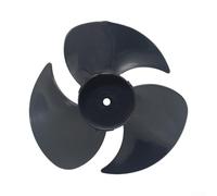 TONIXY Confezione da 1 pale per ventilatore generale da 20 cm, per ventilatori a torre da tavolo, a tre pale in plastica, circolatore d'aria in plastica, funzionamento silenzioso, colore nero, per