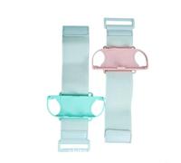 TONIXY Confezione da 2 braccialetti regolabili in ABS con interruttore per danza 2025 Zumba Burn It Up Ring Fit Adventure adulti e bambini accessori da gioco (azzurro)