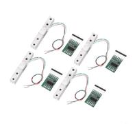 TONIXY Confezione da 4 sensori di peso digitali delle cellule di carico 10Kg per il modulo Hx711, struttura del fascio parallelo della lega di alluminio, precisione 0.1G per le bilance elettroniche