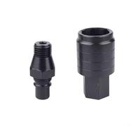 TONIXY Connettore rapido per trapano ad acqua per punte da trapano a umido, sgancio rapido in lega e bloccaggio sicuro con percorso di raffreddamento integrato, adatto per tubo da giardino per