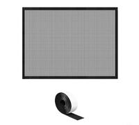 TONIXY Copertura in rete per camino, barriera a prova di bambini e animali domestici, griglia densa, resistente al calore, rete in PVC per camini a gas in marmo e mattoni, colore nero, 73 x 101 cm, 63