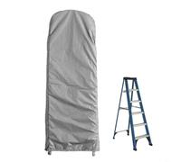TONIXY Copertura per scaletta pieghevole per esterni, impermeabile, antipolvere, per estensione, scaletta pieghevole, grigio (50 x 195 x 12 cm)