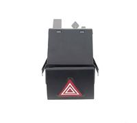 TONIXY Doppio interruttore flash 1M0941509B 1M0941509A per Toledo 1999-2004, pulsante di controllo luci di pericolo, plastica nera parte di ricambio per interni auto per la sicurezza di guida