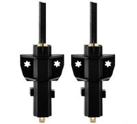 TONIXY Due spazzole di carbone motore Ceset per lavatrici Hoover Candy plastica e metallo di ricambio compatibili con parti 49018683 92126721 Dimensioni 8.5x4x2cm Direct Fit per modelli dinamici