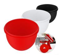 TONIXY Fodere per ciotole in silicone con coperchi per mixer, compatibili con modelli KSM150 e Tilt-Head 5 Qt, antiaderenti, resistenti alla temperatura, facili da pulire e riporre, 3 pezzi