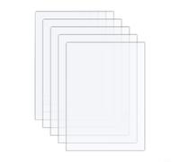 TONIXY Fogli in acrilico trasparente, spessore 1 mm, in plastica trasparente, per cornici, vetrine, progetti artistici fai da te, espositori, menù, 101 x 152 mm