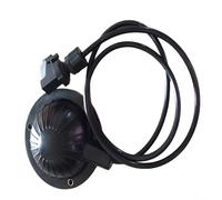 TONIXY Interruttore a pedale impermeabile per airbag con cavo di alimentazione, pedale resistente all'olio per macchinari industriali, interruttore di controllo 220 V 15 A, nero, 24 x 21 mm