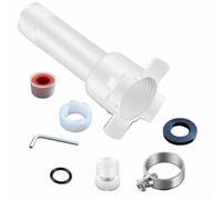 TONIXY Kit di riparazione 4 in 1 con adattatore e deviatore per rubinetto della vasca da bagno, adatto per tubi in rame da 1/2" o 3/4", per tubi in rame da 1/2" o 3/4", per beccucci standard