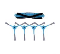 TONIXY Kit rullo principale e spazzola laterale per Conga 7490 8290 Immortal per Genesi per X-TREME, parti di ricambio in plastica di nylon per la pulizia del pavimento, blu nero 1 set