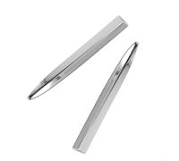 TONIXY Modanatura per griglia superiore cromata paraurti anteriore compatibile con Fiat 500 2007-2015 coppia in plastica argento OEM 735455041 735455042