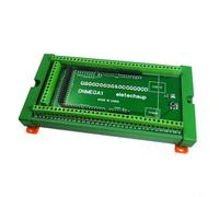 TONIXY Modulo adattatore per montaggio su guida DIN con terminali a vite per Arduino per MEGA 2560 R3, supporto per scheda di controllo industriale, ignifugo, 147 x 80 x 12 mm (con guide di guida)