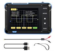 TONIXY Oscilloscopio digitale palmare per DSO152, frequenza di campionamento 2,5 MS/s, larghezza di banda 200 kHz, misurazione ± 400 V, LCD da 2,8 pollici per manutenzione sul campo (standard)