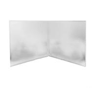 TONIXY Paraschizzi pieghevole in acciaio inox per cucina, pannello di protezione per cucina resistente al calore (29 x 40 cm, 2 fette)