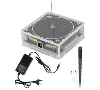 TONIXY Per Tesla Coil Speaker, carillon wireless elettrico effetto sonoro acrilico scrivania luce nero oro educativo scienza demo (EU nero)