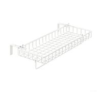 TONIXY Portasciugamani da appendere al radiatore, stendibiancheria da 40/50 cm, in ferro, per riscaldare il radiatore, design salvaspazio senza trapano (bianco L)