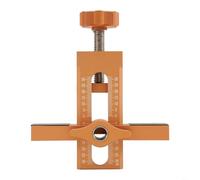 TONIXY Posizionatore di installazione per porta dell'armadio, strumento di posizionamento della maschera di montaggio della porta dell'armadio in lega di alluminio per la produzione di mobili in legno