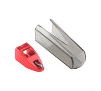 TONIXY Puntina di ricambio per giradischi Ortofon di prima generazione per Concorde, OM, OM Super(rosso)