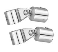 TONIXY Raccordo hardware per acciaio inossidabile 316 Bimini Top Hardware 2 ganasce scorrevole manicotto per installazione di tubi da 22-25 mm (22 mm)
