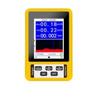 TONIXY Radiazione Rivelatore XR3 BR-9C Digital Radiazione Nucleare Rivelatore Gamma Beta Con Grande Schermo Giallo ABS Materiale