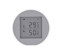 TONIXY Sensore di umidità della temperatura intelligente LCD per Zigbee con display LCD, doppia alimentazione USB o batteria, per Tuya per Smart Life App Control (ForZigbee)