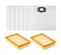 TONIXY Set di sacchetti di ricambio per aspirapolvere Kärcher WD4 WD5 WD6 MV4 MV5 MV6, compatibili con parte 2.863-006.0 2.863-005.0