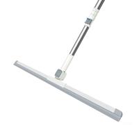 TONIXY Spazzola lavavetri 3 in 1 e spazzola per pulizia pavimenti, testa rotante flessibile, lama in silicone da 50 cm, per la pulizia del pavimento (A)