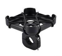 TONIXY Staffe di montaggio a parete per altoparlante da moto e bici, colore nero, per Bose per SoundLink Micro2/Micro, adatto per tubi di diametro 70 mm-200 mm