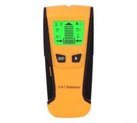 TONIXY TH210 3 in 1 LCD Digital Stud Finder e rivelatore da parete con tubo metallico e rilevamento di fili in tensione, involucro giallo ABS per controlli professionali su legno, metallo ed elettrici