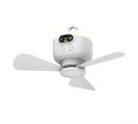 TONIXY Ventilatore da campeggio ricaricabile a LED con telecomando Batteria integrata da 8000 mAh Impostazioni di velocità multiple