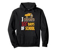 Tonka I Crushed 100 Days of School Classic Mighty Dump Truck Felpa con Cappuccio