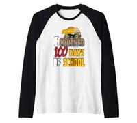 Tonka I Crushed 100 Days of School Classic Mighty Dump Truck Maglia con Maniche Raglan